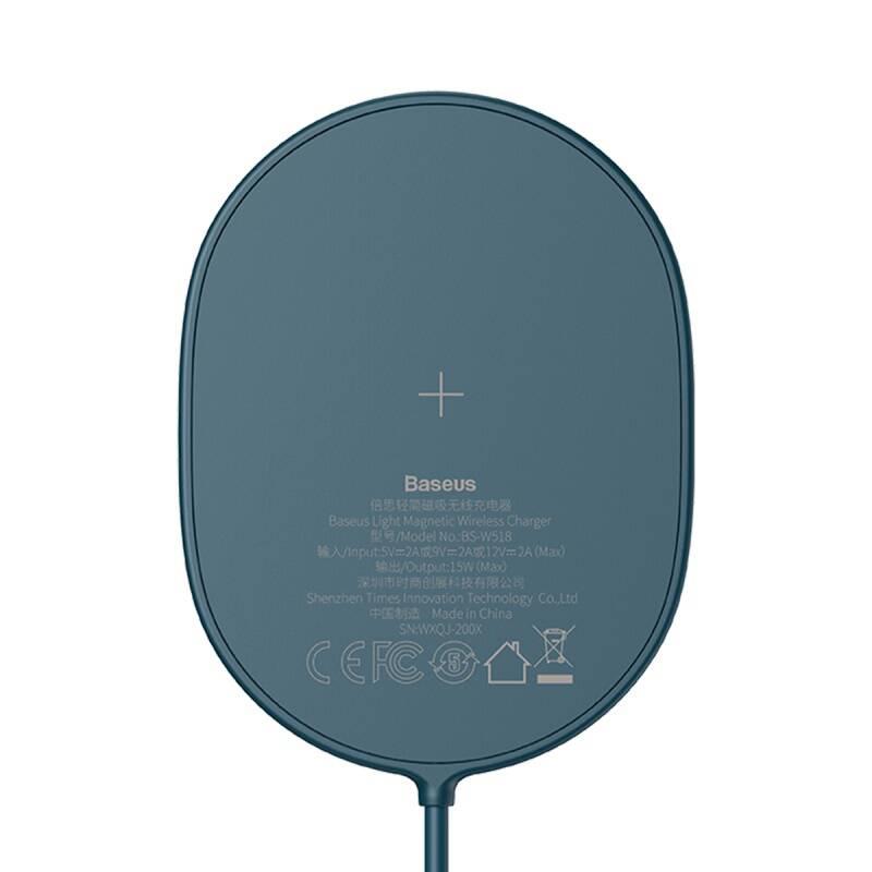 Bezdrátová nabíječka Baseus Light Magnetic modrá