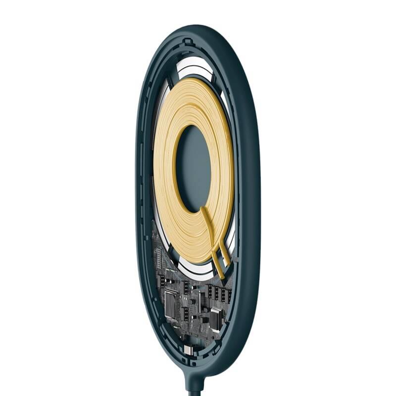 Bezdrátová nabíječka Baseus Light Magnetic modrá