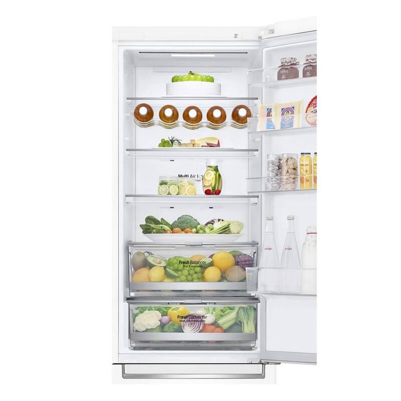 Chladnička s mrazničkou LG GBB72SWDMN bílá