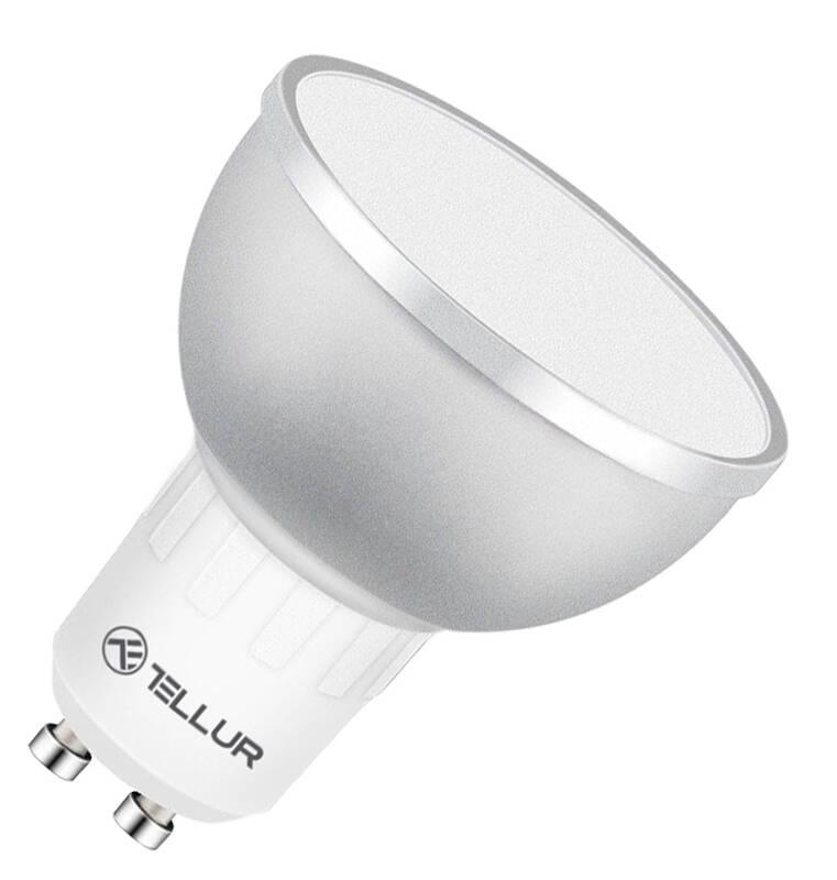 Chytrá žárovka Tellur WiFi Smart LED RGB GU10, 5 W, teplá bílá