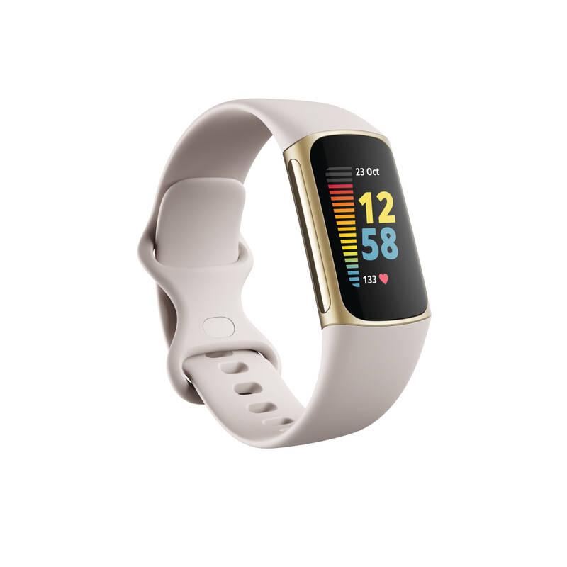 Fitness náramek Fitbit Charge 5 - Lunar White, Fitness, náramek, Fitbit, Charge, 5, Lunar, White