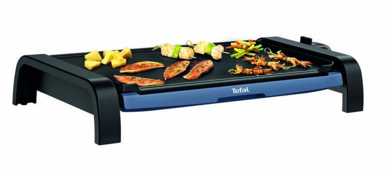 Gril Tefal CB540400 Essential Plancha modrý
