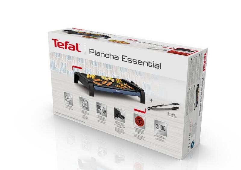 Gril Tefal CB540400 Essential Plancha modrý