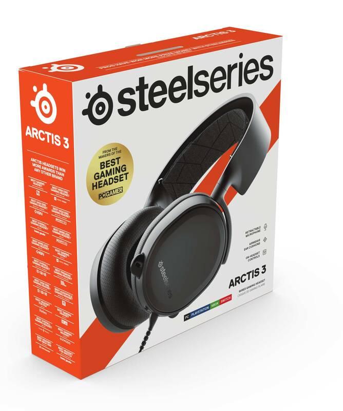 Headset SteelSeries Arctis 3 černý, Headset, SteelSeries, Arctis, 3, černý
