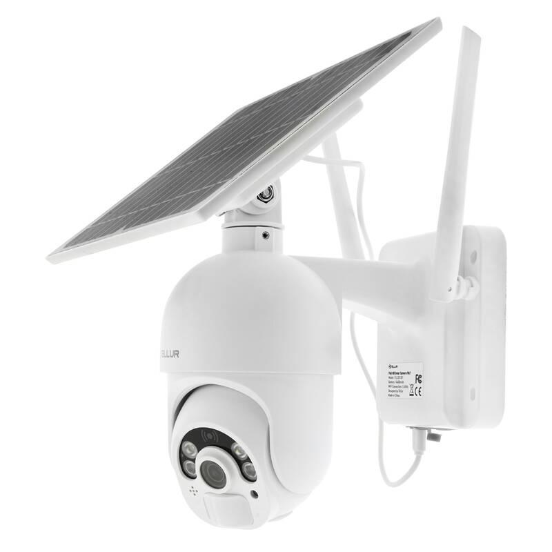IP kamera Tellur WiFi Smart solární 1080p, outdoor bílá, IP, kamera, Tellur, WiFi, Smart, solární, 1080p, outdoor, bílá