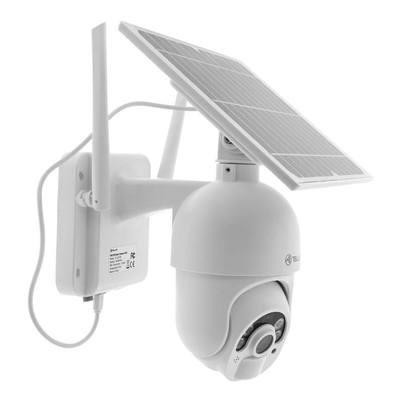 IP kamera Tellur WiFi Smart solární 1080p, outdoor bílá