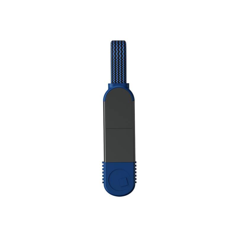Kabel Rolling Square inCharge X 6v1, USB, USB-C, Micro USB, Lightning černý modrý
