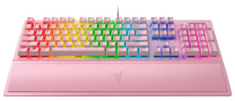 Klávesnice Razer BlackWidow V3 - Green Switch - US růžová