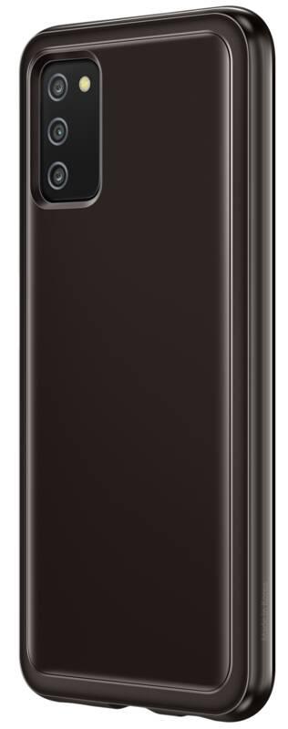 Kryt na mobil Samsung Galaxy A03s černý průhledný