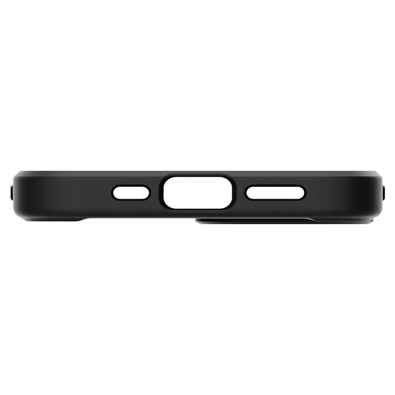 Kryt na mobil Spigen Crystal Hybrid na Apple iPhone 13 černý průhledný