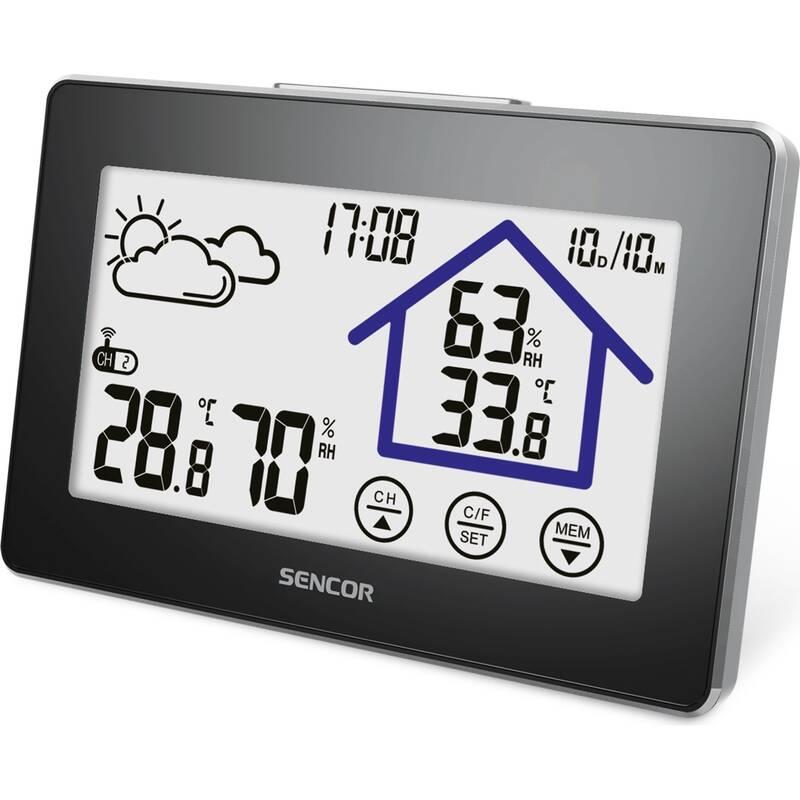 Meteorologická stanice Sencor SWS 2999 černá, Meteorologická, stanice, Sencor, SWS, 2999, černá