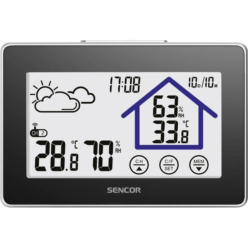 Meteorologická stanice Sencor SWS 2999 černá, Meteorologická, stanice, Sencor, SWS, 2999, černá