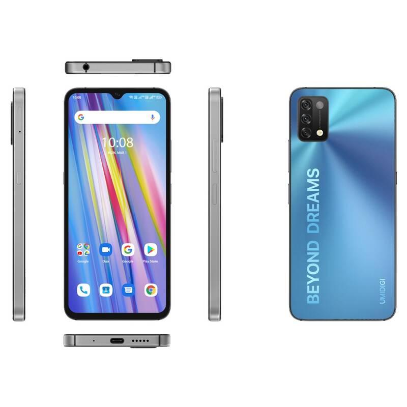 Mobilní telefon UMIDIGI A11 modrý