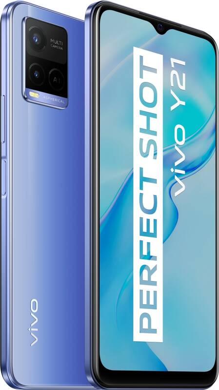 Mobilní telefon vivo Y21 - Metallic Blue, Mobilní, telefon, vivo, Y21, Metallic, Blue