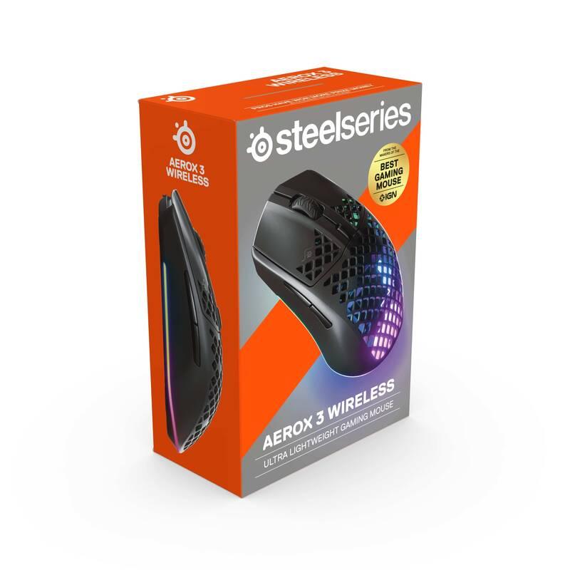 Myš SteelSeries Aerox 3 Wireless černá