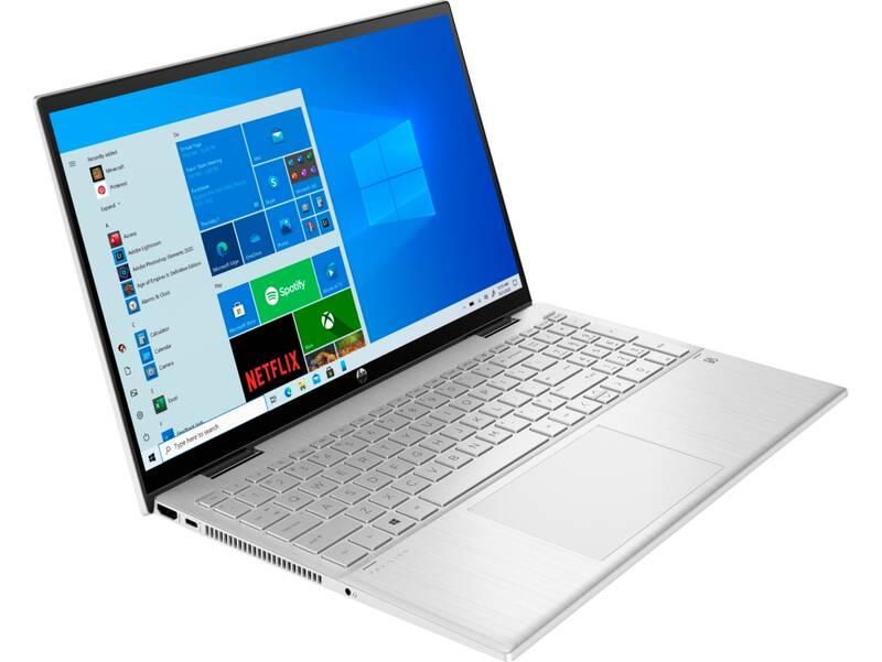 Notebook HP Pavilion x360 15-er0604nc stříbrný
