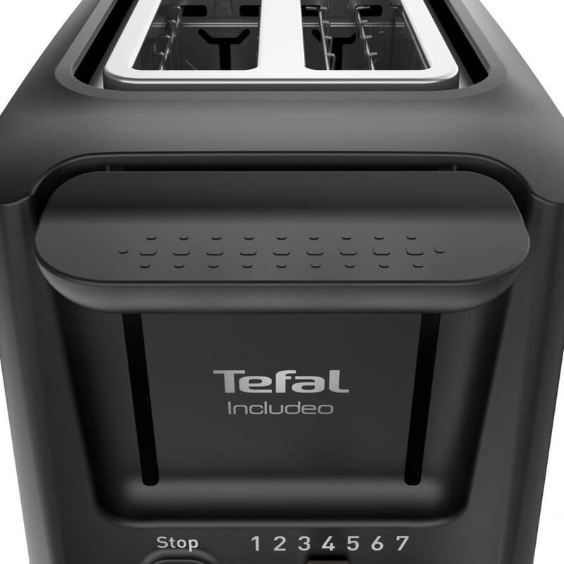 Opékač topinek Tefal TT533811 Includeo černý, Opékač, topinek, Tefal, TT533811, Includeo, černý