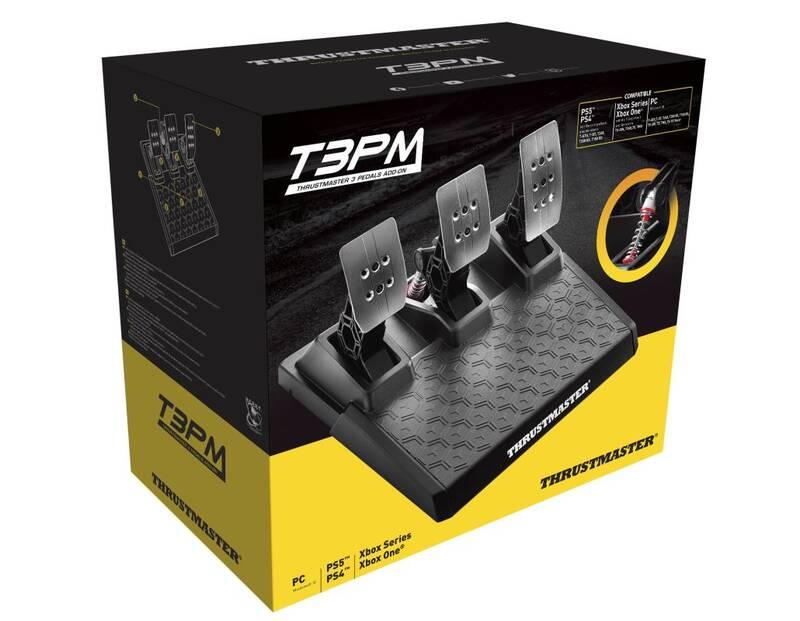 Pedály Thrustmaster T3PM, Magnetické Pedály určené pro PS5, PS4, Xbox One, Xbox Series XS, PC