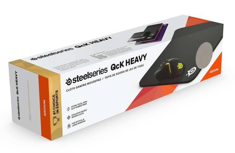 Podložka pod myš SteelSeries QcK Heavy Medium 32x27cm černá