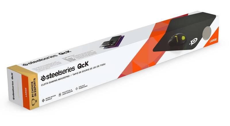 Podložka pod myš SteelSeries QcK Large 45x40 cm černá