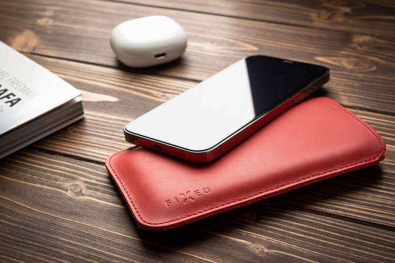 Pouzdro na mobil FIXED Slim na Apple iPhone 12 Pro Max červené
