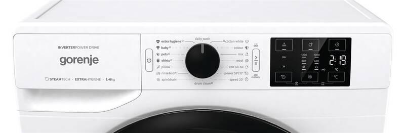 Pračka Gorenje Essential WNEI62SBS bílá, Pračka, Gorenje, Essential, WNEI62SBS, bílá