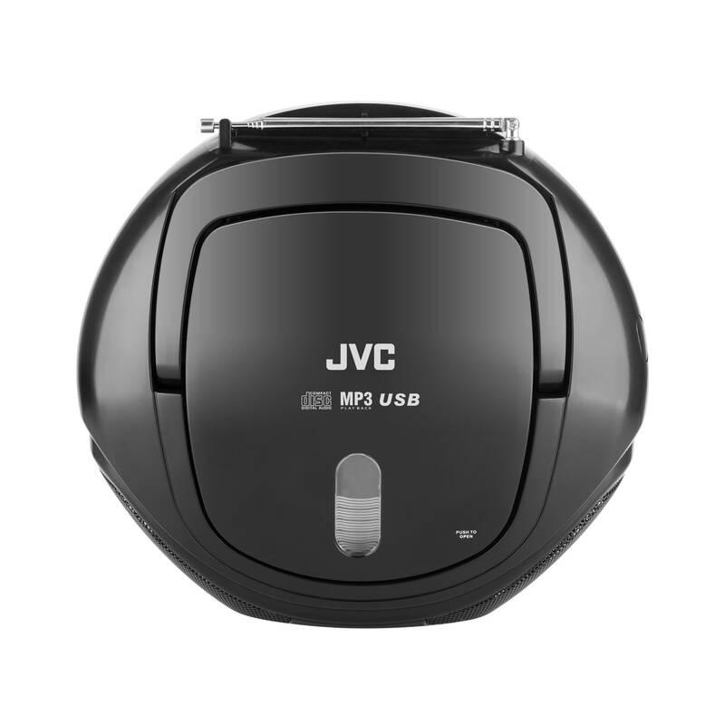 Radiopřijímač s CD JVC RD-E221B černý