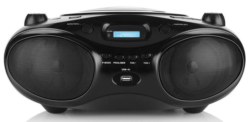 Radiopřijímač s CD JVC RD-E661B-DAB černý