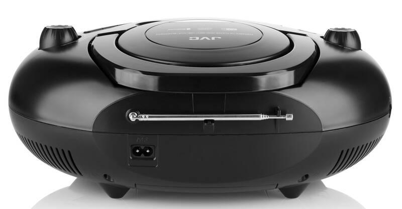 Radiopřijímač s CD JVC RD-E661B-DAB černý