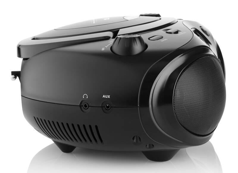 Radiopřijímač s CD JVC RD-E661B-DAB černý