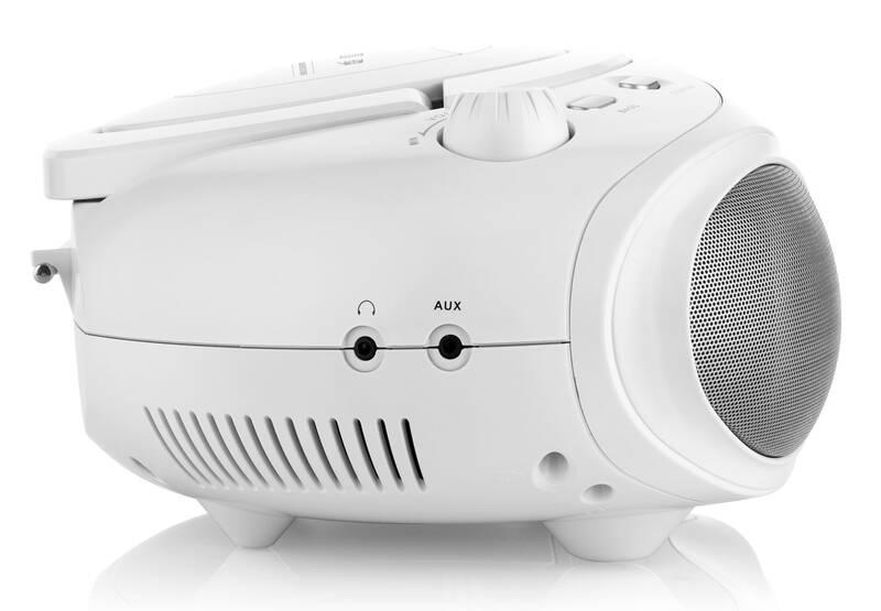Radiopřijímač s CD JVC RD-E661W-DAB bílý