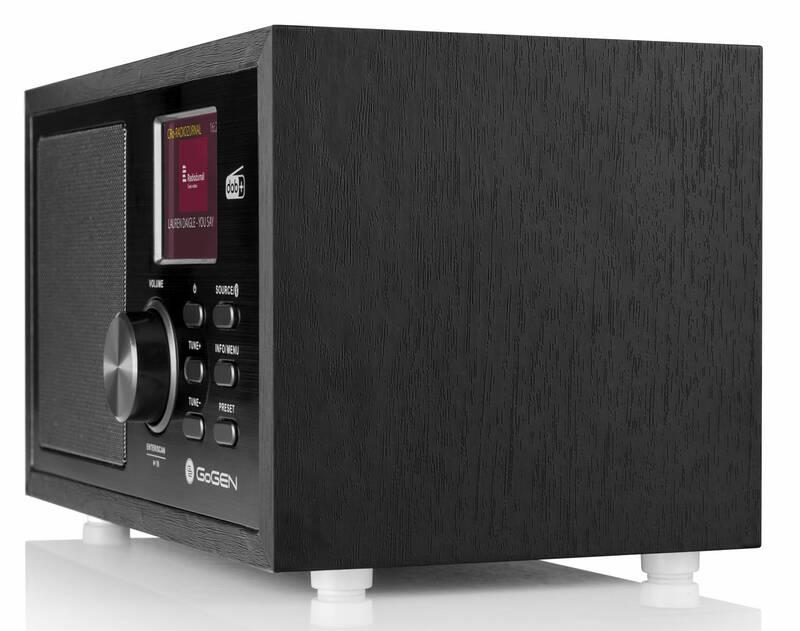 Radiopřijímač s DAB GoGEN DAB 620 BTCB černý