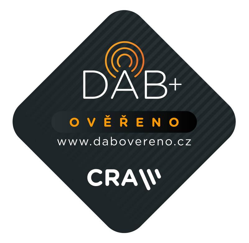 Radiopřijímač s DAB GoGEN DAB 700 BTCB černý šedý