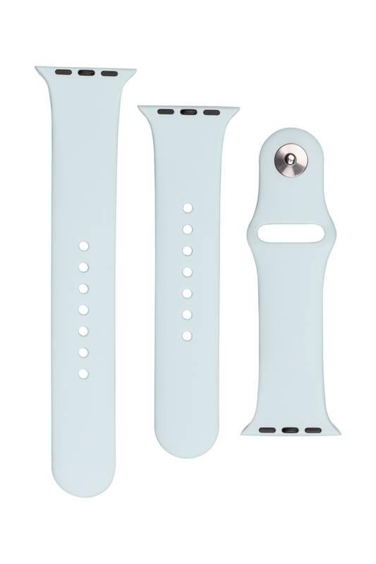 Řemínek FIXED Silicone Strap na Apple Watch 38 40 41 mm - světle zelený