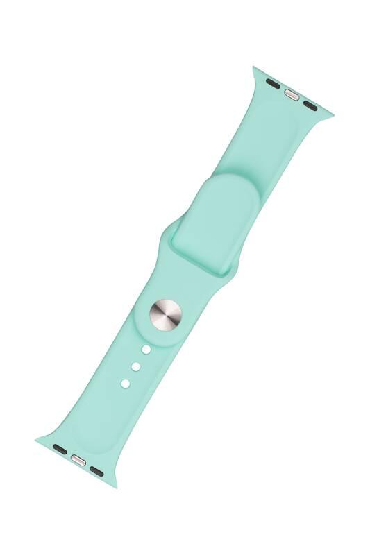 Řemínek FIXED Silicone Strap na Apple Watch 38 40 41 mm - sytě zelený