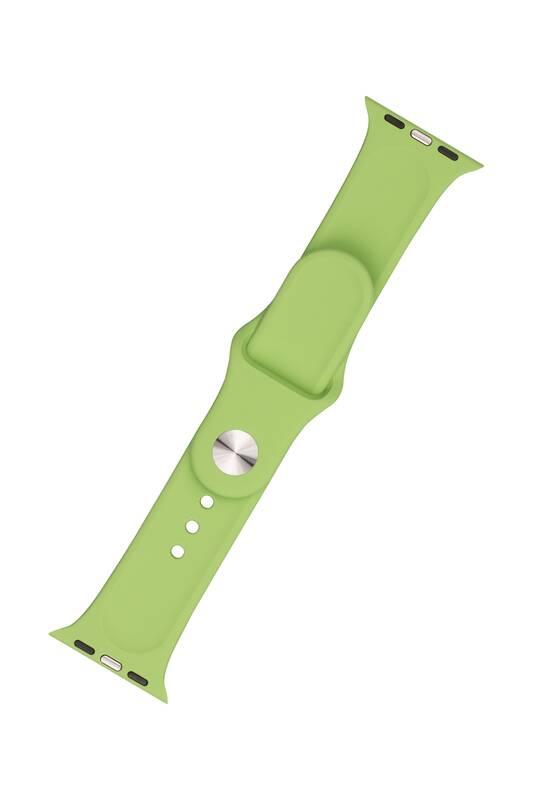 Řemínek FIXED Silicone Strap na Apple Watch 42 44 45 mm - mentolový