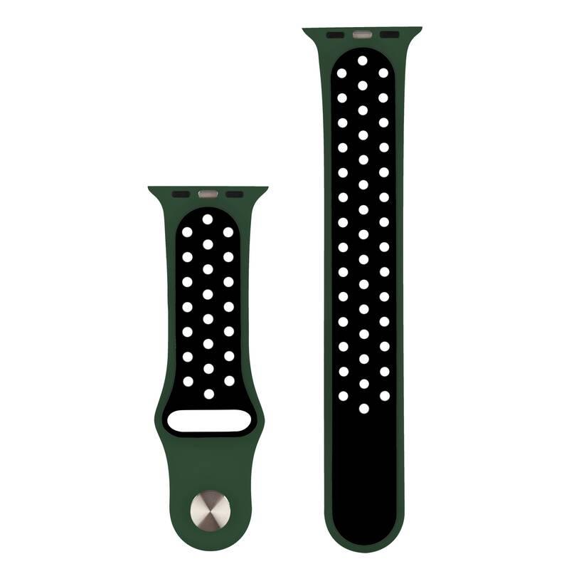 Řemínek RhinoTech na Apple Watch 42 44 45 mm černý zelený