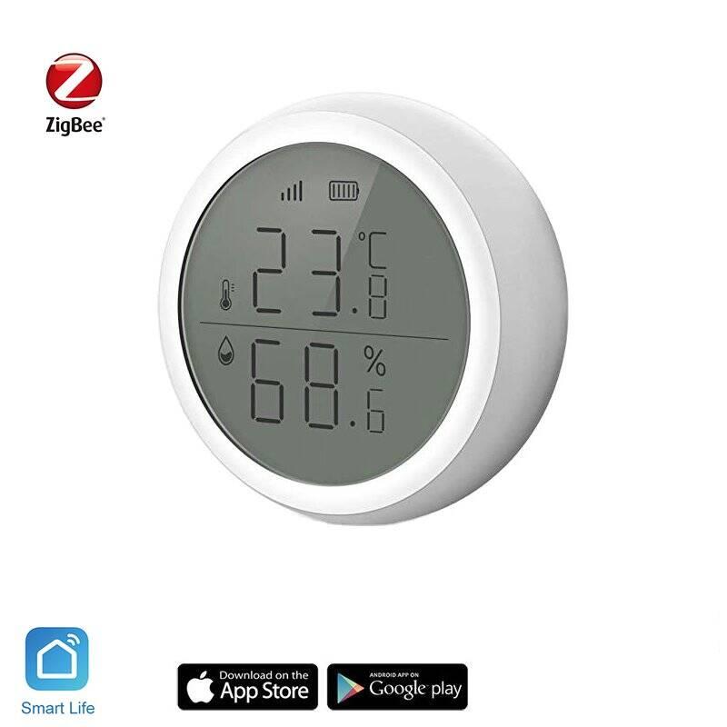 Senzor iQtech Smartlife HS01 Zigbee sensor Vlhkosti a teploty, Zigbee 3.0, Senzor, iQtech, Smartlife, HS01, Zigbee, sensor, Vlhkosti, a, teploty, Zigbee, 3.0