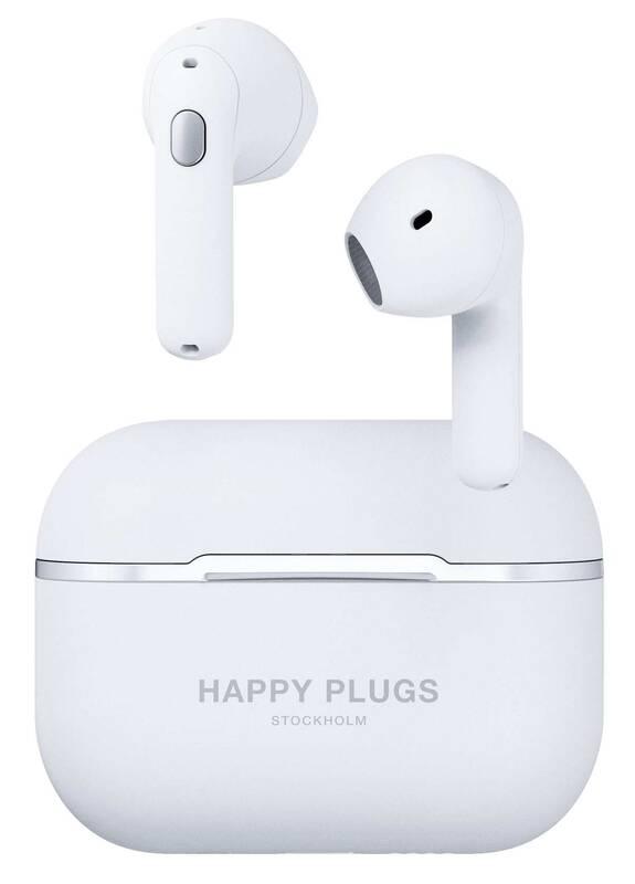 Sluchátka Happy Plugs Hope bílá