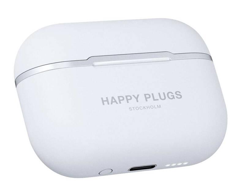 Sluchátka Happy Plugs Hope bílá