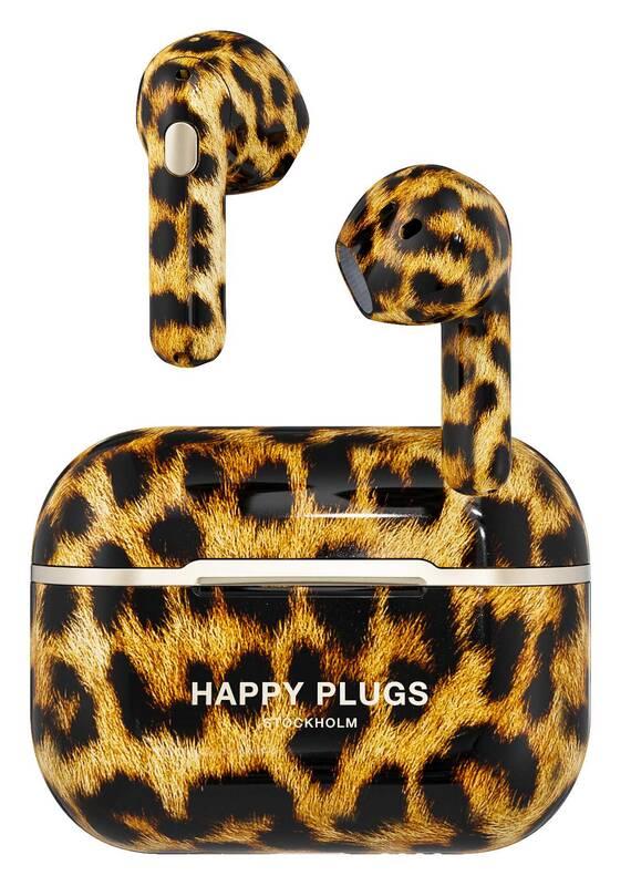 Sluchátka Happy Plugs Hope - leopard
