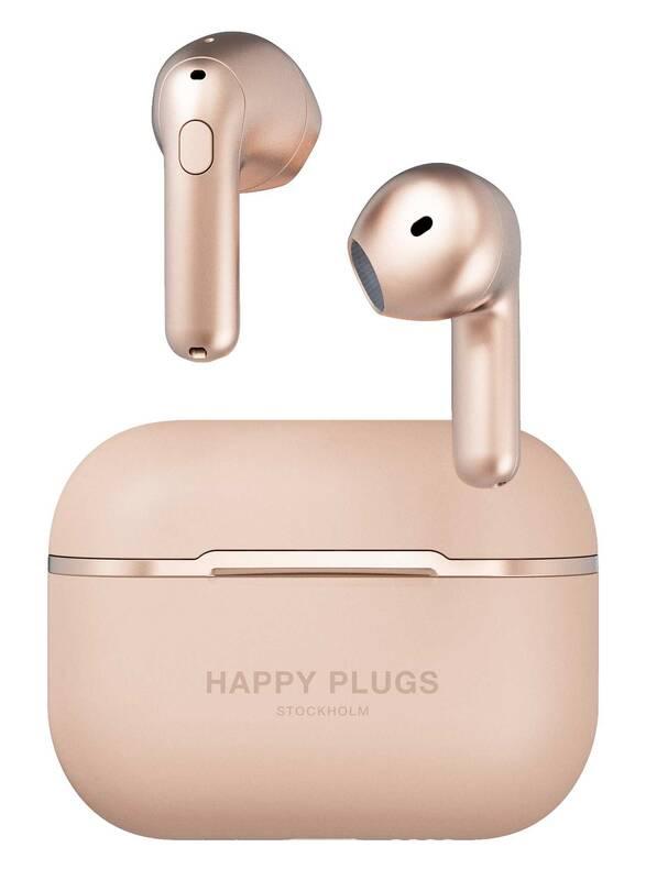 Sluchátka Happy Plugs Hope - rose gold