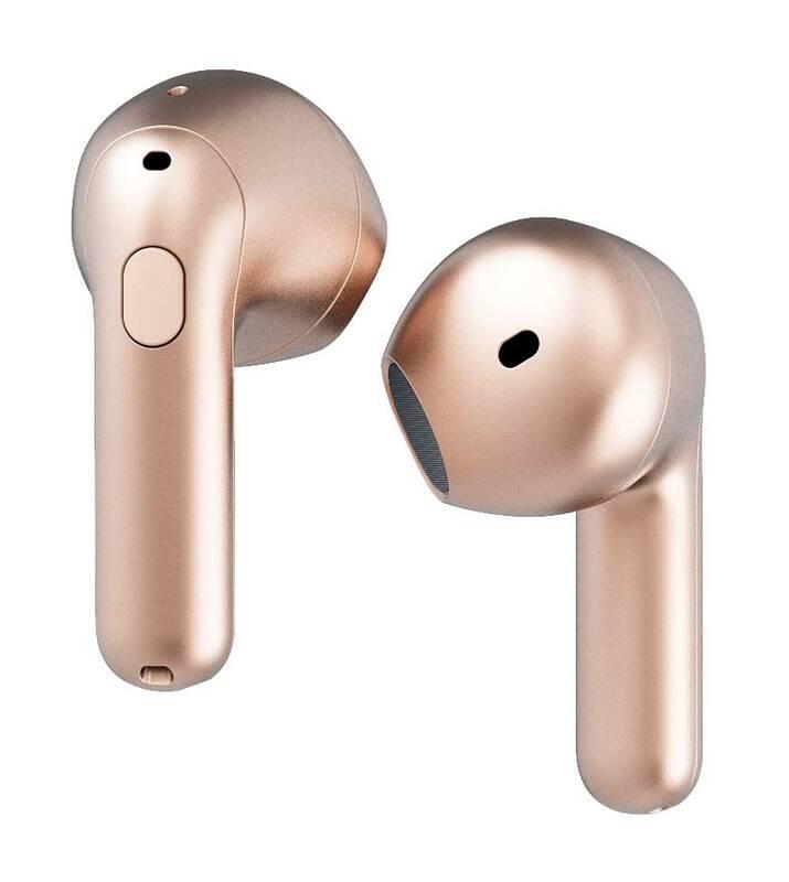 Sluchátka Happy Plugs Hope - rose gold
