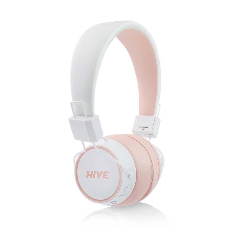 Sluchátka Niceboy HIVE 2 Joy Sakura bílá