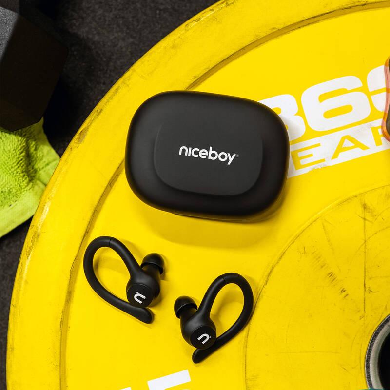 Sluchátka Niceboy HIVE Airsport černá