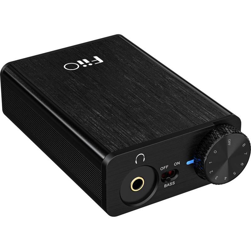 Sluchátkový zesilovač FiiO E10K-TC, DAC převodník černý