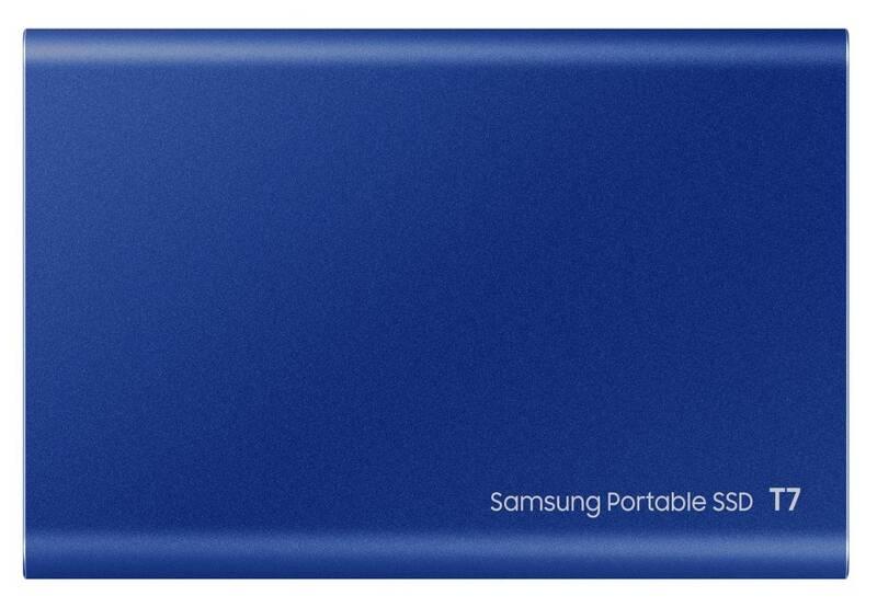 SSD externí Samsung T7 2TB modrý, SSD, externí, Samsung, T7, 2TB, modrý