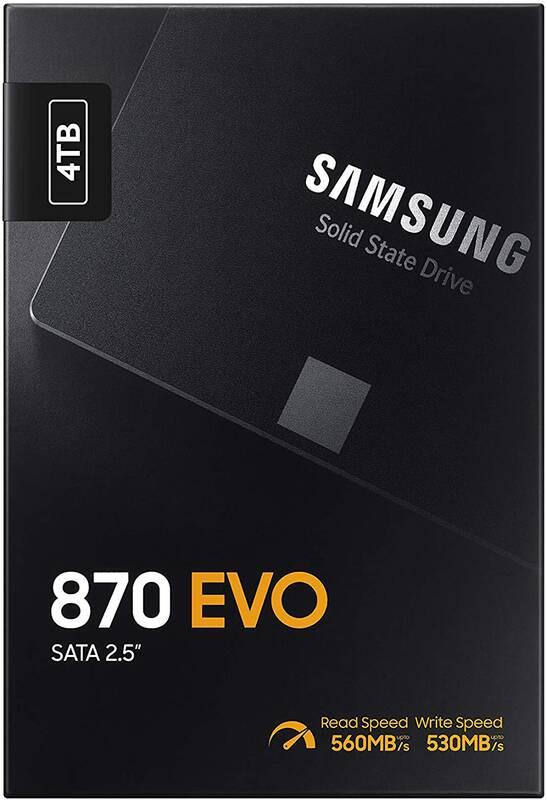 SSD Samsung 870 EVO 2.5” 4TB, SSD, Samsung, 870, EVO, 2.5”, 4TB