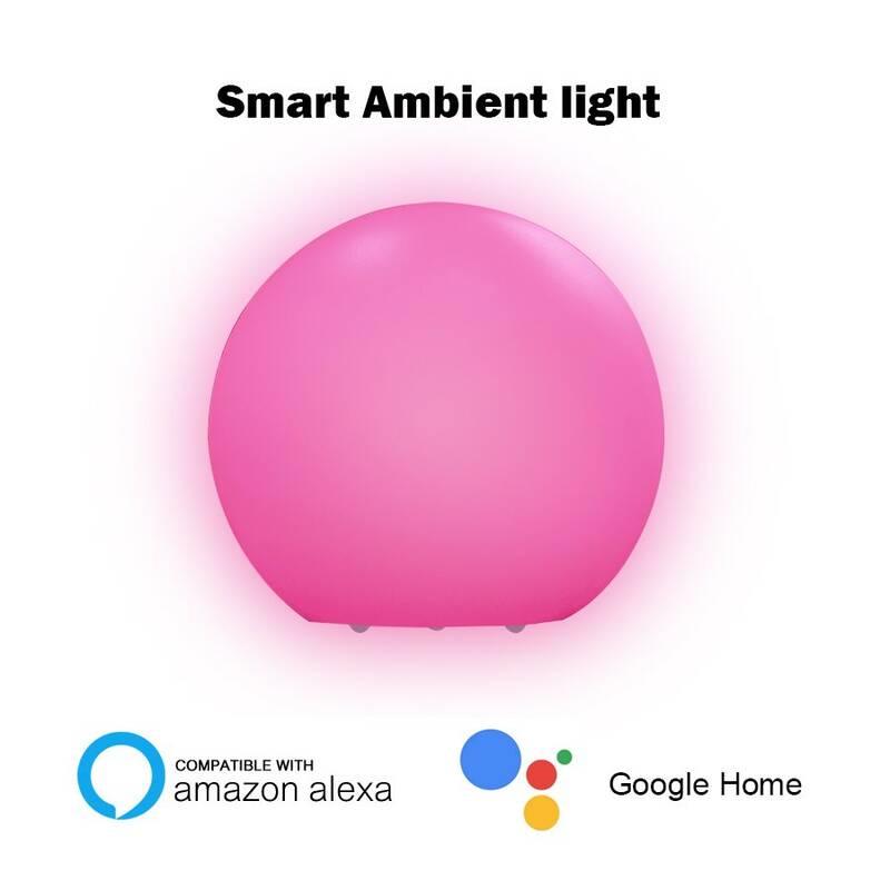 Stolní LED lampička iQtech SmartLife AL01W, Wi-Fi LED Ambientní osvětlení