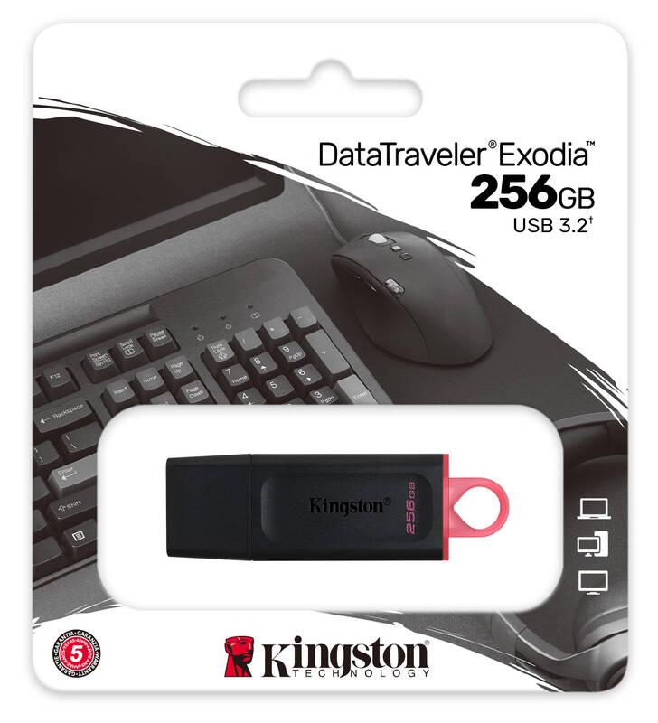 USB Flash Kingston DataTraveler Exodia 256GB černý